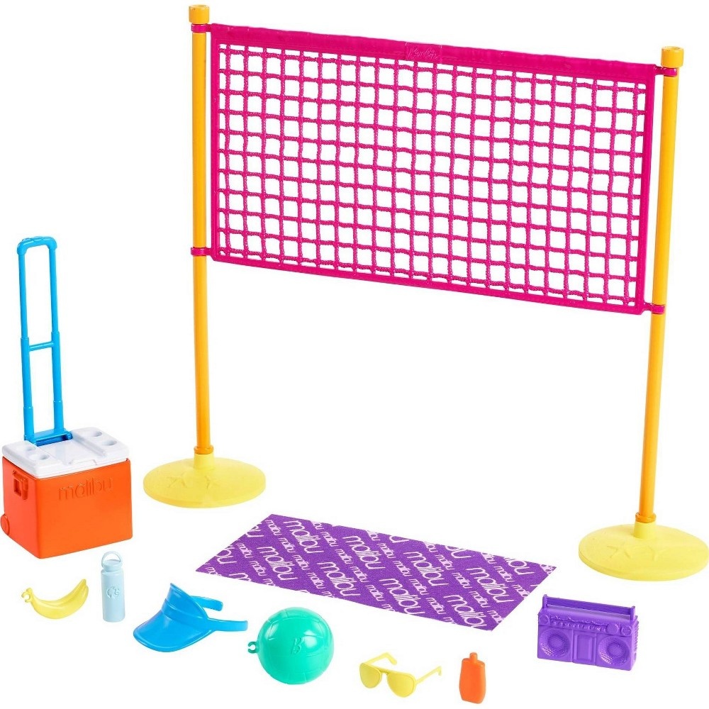 slide 2 of 6, Barbie Loves the Ocean Story Beach Volleyball Playset, 1 ct