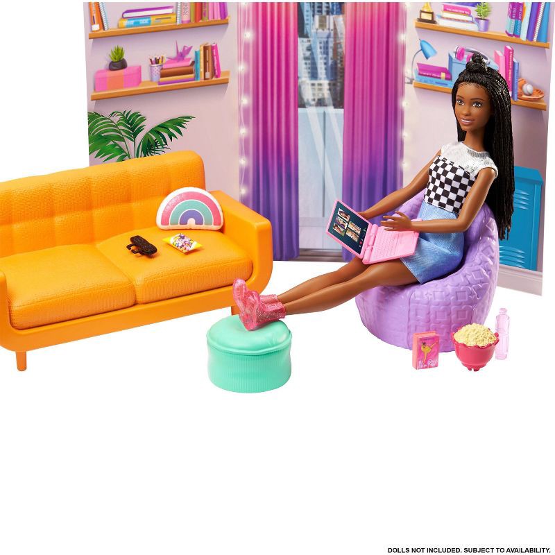 slide 3 of 6, Barbie: Big City, Big Dreams Dorm Room Playset, 1 ct