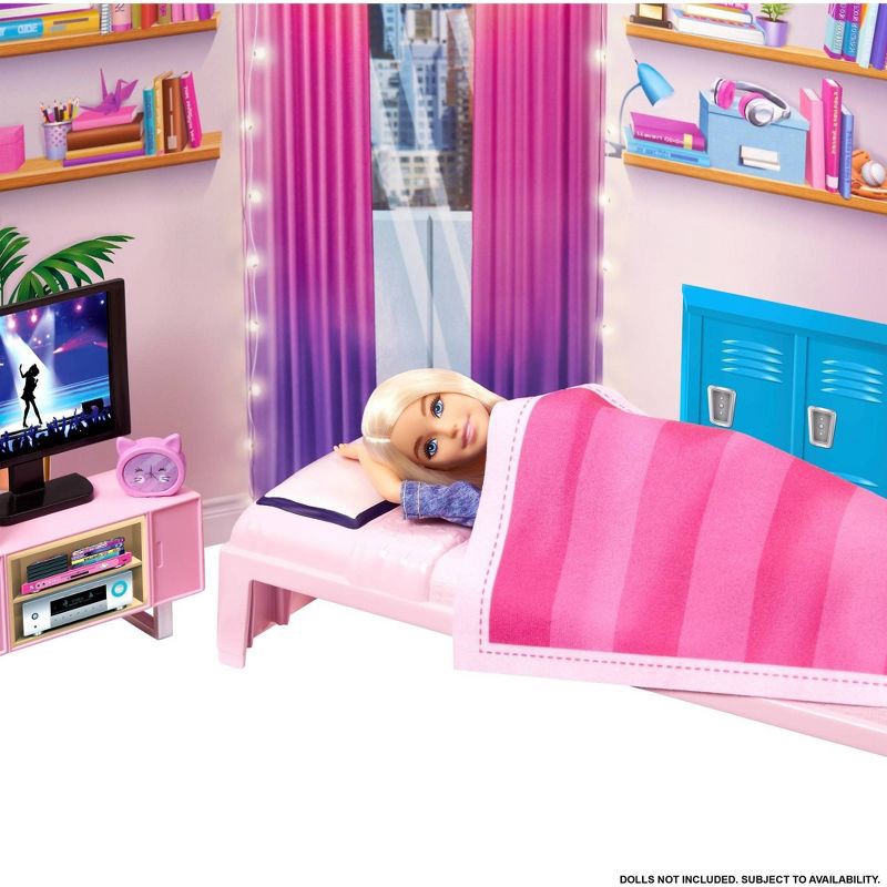 slide 4 of 6, Barbie: Big City, Big Dreams Dorm Room Playset, 1 ct