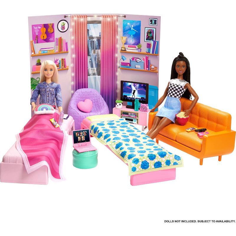 slide 5 of 6, Barbie: Big City, Big Dreams Dorm Room Playset, 1 ct