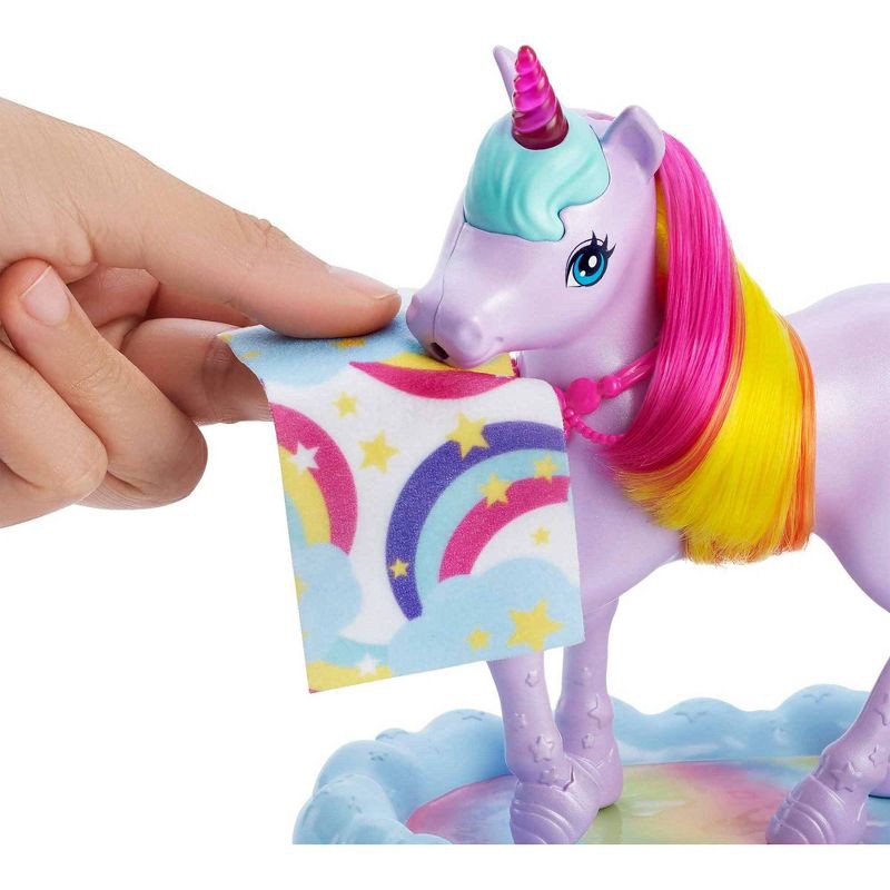 slide 4 of 6, Barbie Rainbow Potty Unicorn Playset, 1 ct