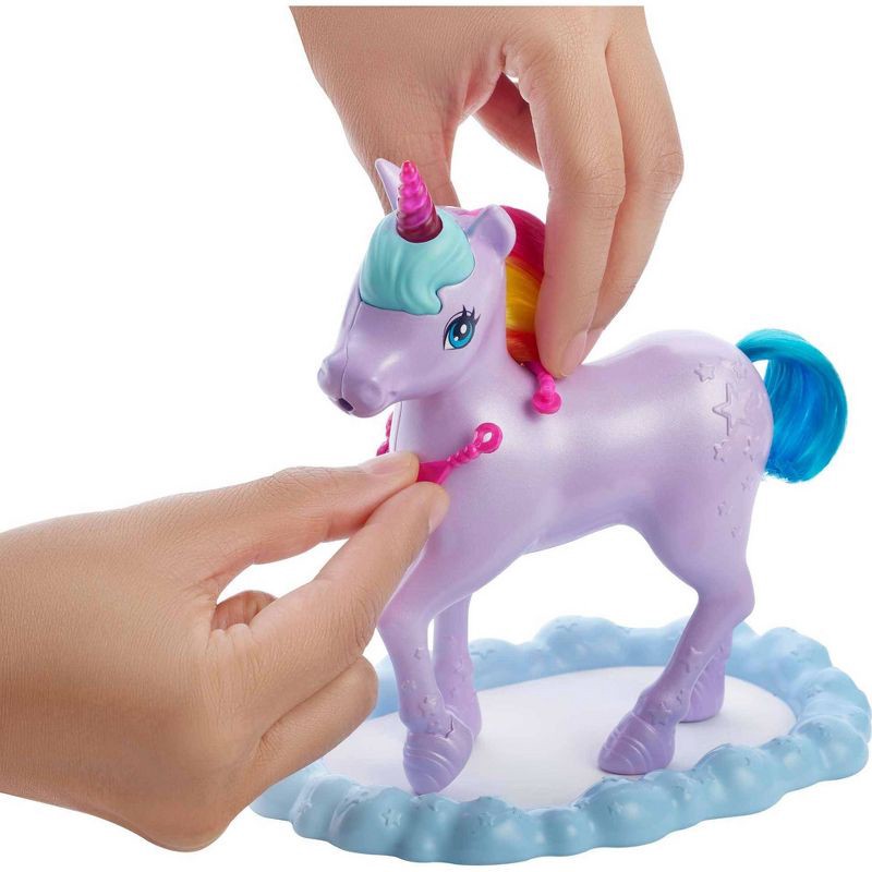slide 5 of 6, Barbie Rainbow Potty Unicorn Playset, 1 ct