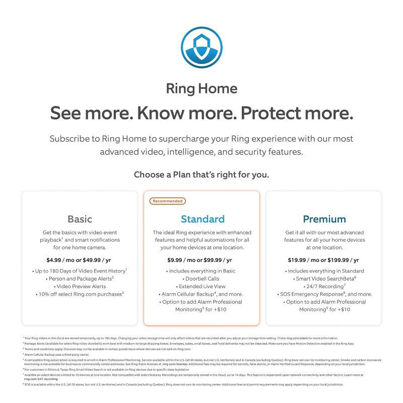 slide 10 of 11, Ring Floodlight Cam Wired Plus Security Camera - White: 2-Way Talk, Motion Activated, 1 ct