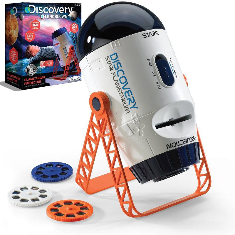 slide 1 of 11, Discovery Kids Discovery #Mindblown Planetarium Projector 2-in-1 Stars & Planet Projection STEM Science Kit, 1 ct