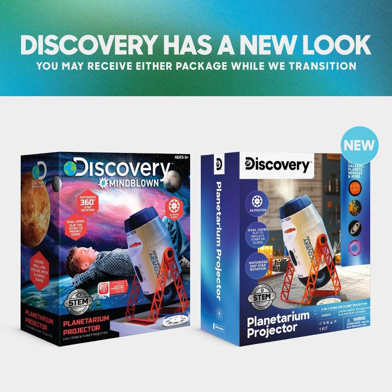 slide 12 of 12, Discovery Kids Discovery #Mindblown 2-In-1 Reversible Planetarium Space Projector, 1 ct