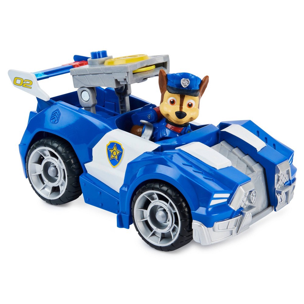 slide 4 of 6, PAW Patrol: The Movie Chase Transforming Police Car, 1 ct