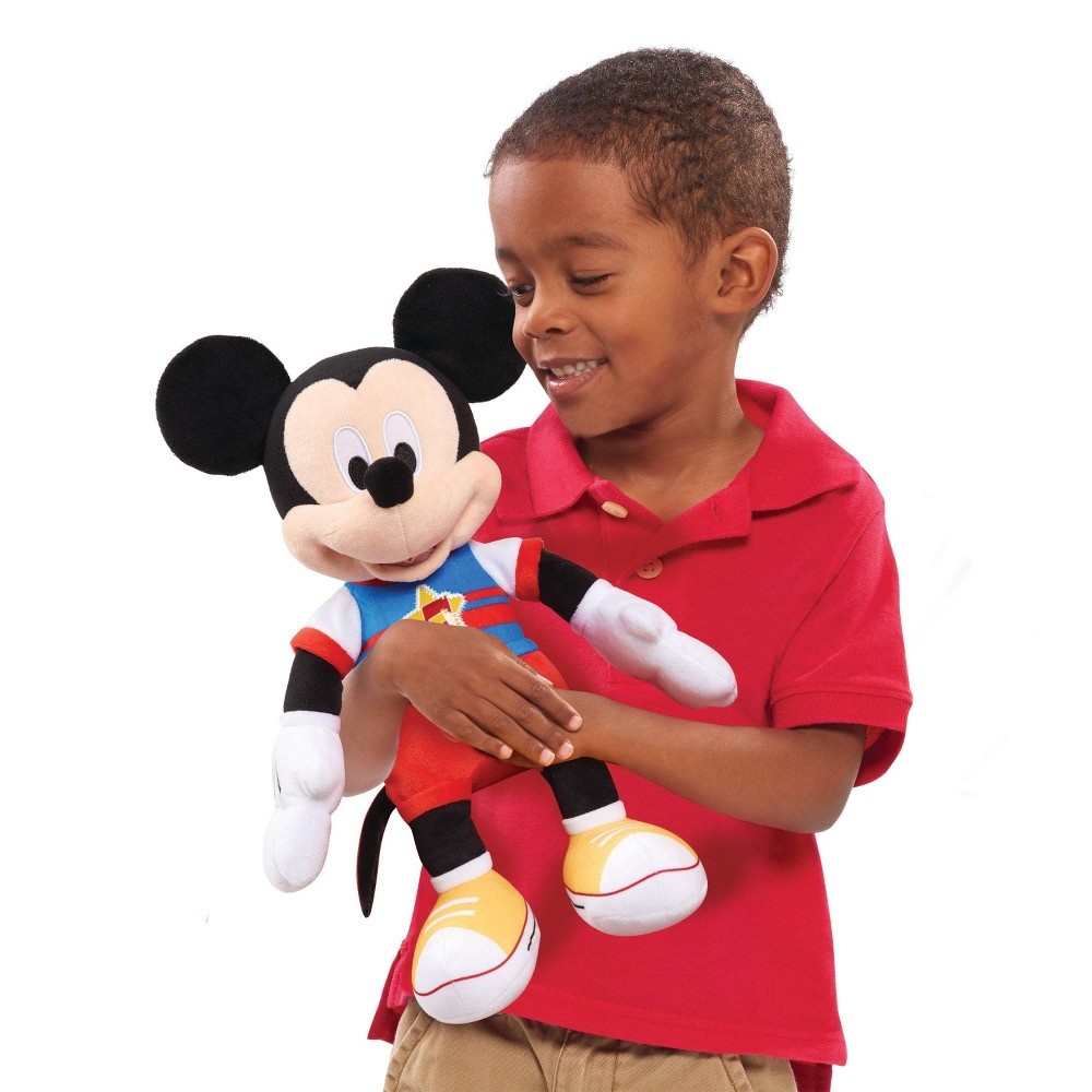 slide 5 of 5, Disney Junior Singing Fun Mickey Mouse Plush, 1 ct