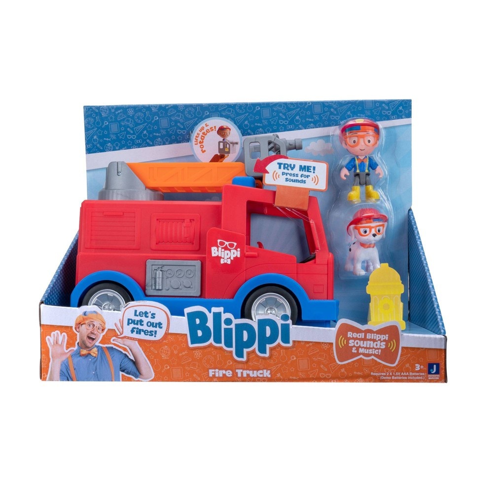 slide 2 of 7, Blippi Fire Truck, 1 ct