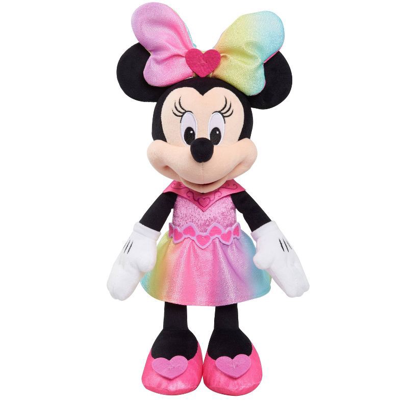 slide 2 of 9, Disney Junior Sparkle & Sing Minnie Mouse Plush, 1 ct