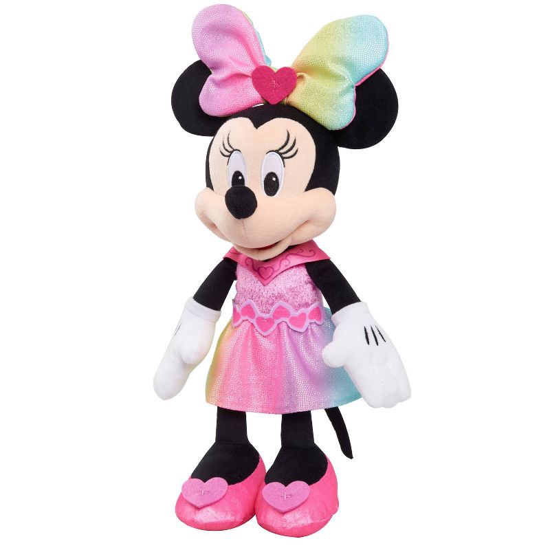 slide 3 of 9, Disney Junior Sparkle & Sing Minnie Mouse Plush, 1 ct