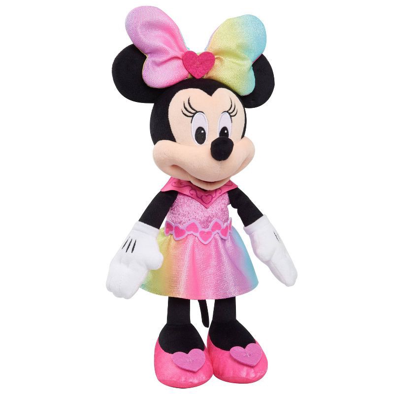 slide 4 of 9, Disney Junior Sparkle & Sing Minnie Mouse Plush, 1 ct