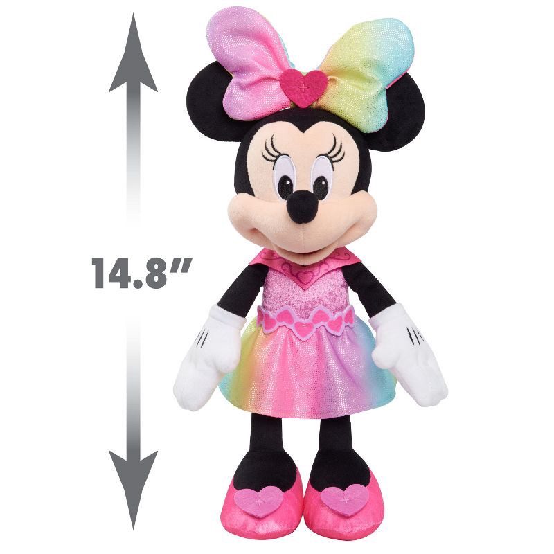 slide 6 of 7, Disney Junior Sparkle & Sing Minnie Mouse Plush, 1 ct