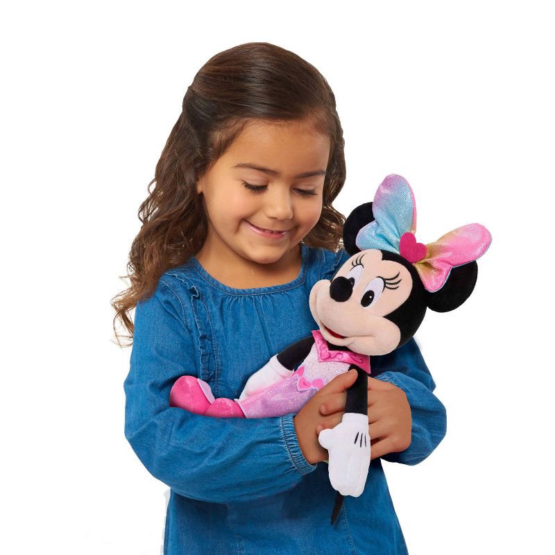 slide 8 of 9, Disney Junior Sparkle & Sing Minnie Mouse Plush, 1 ct