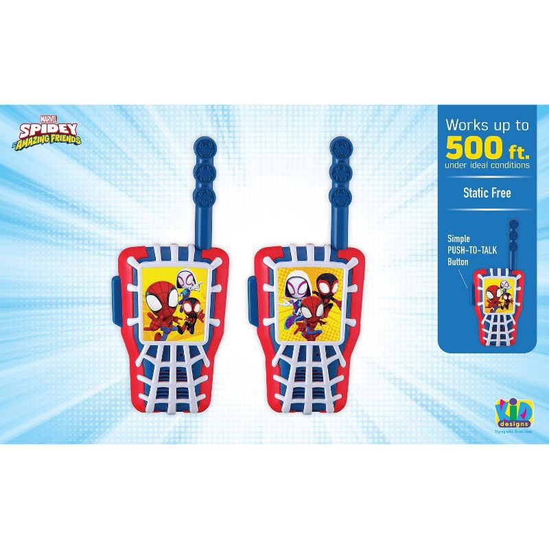 slide 3 of 7, Spidey and His Amazing Friends Walkie Talkies, 1 ct