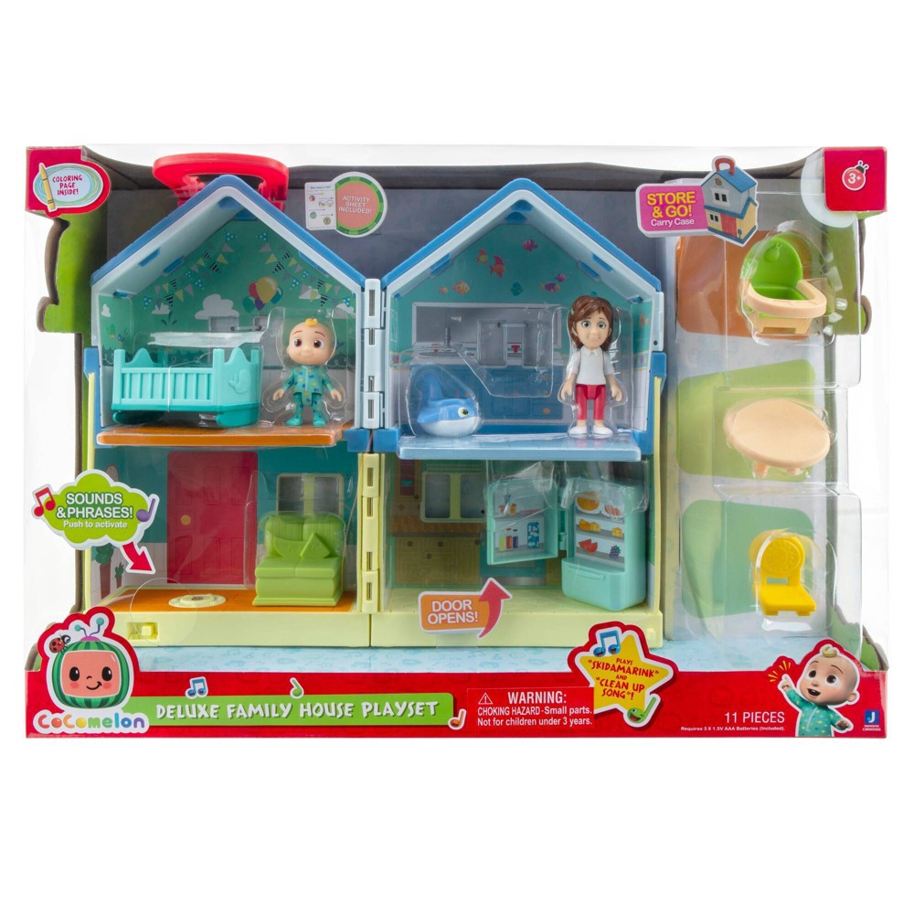 slide 4 of 7, CoComelon Deluxe Family House Playset, 1 ct