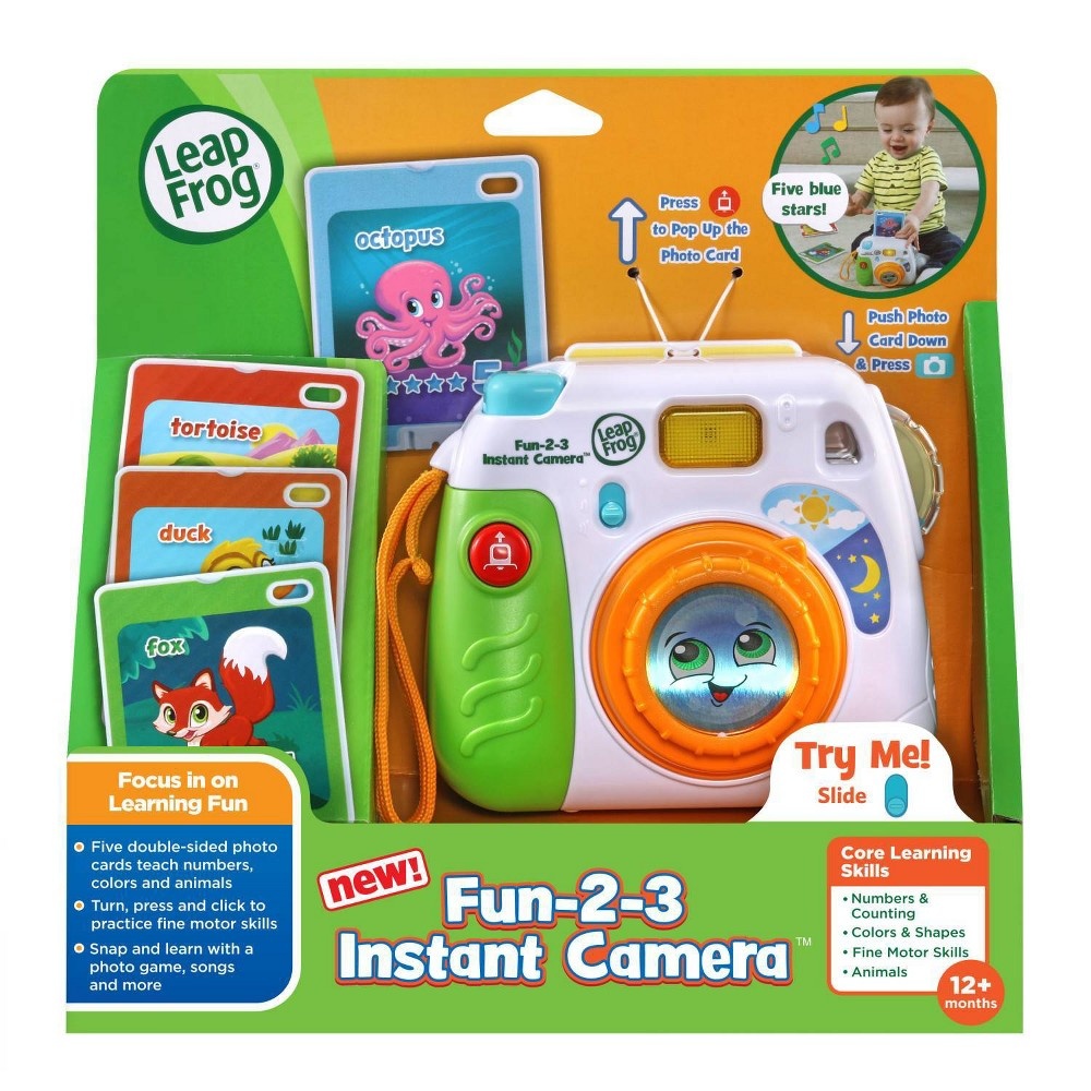 slide 8 of 8, LeapFrog Fun-2-3 Instant Camera, 1 ct