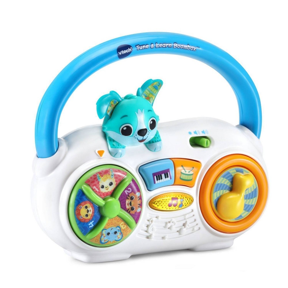 slide 3 of 6, VTech Tune & Learn Boombox, 1 ct