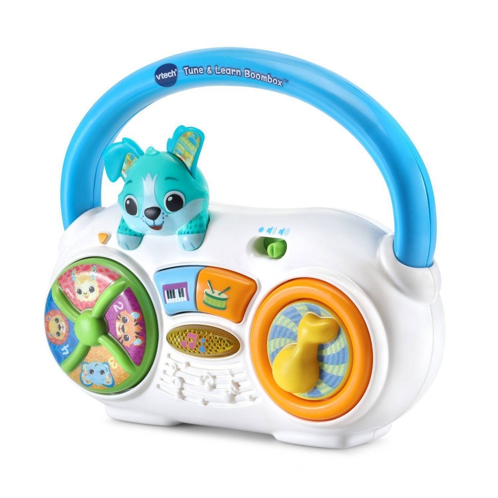 slide 4 of 6, VTech Tune & Learn Boombox, 1 ct