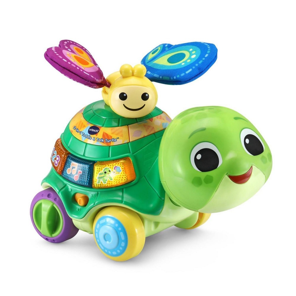 slide 7 of 9, VTech 2-in-1 Toddle & Talk Turtle, 1 ct