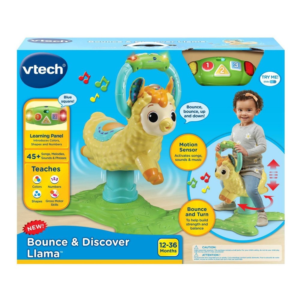slide 7 of 7, VTech Bounce & Discover Llama, 1 ct