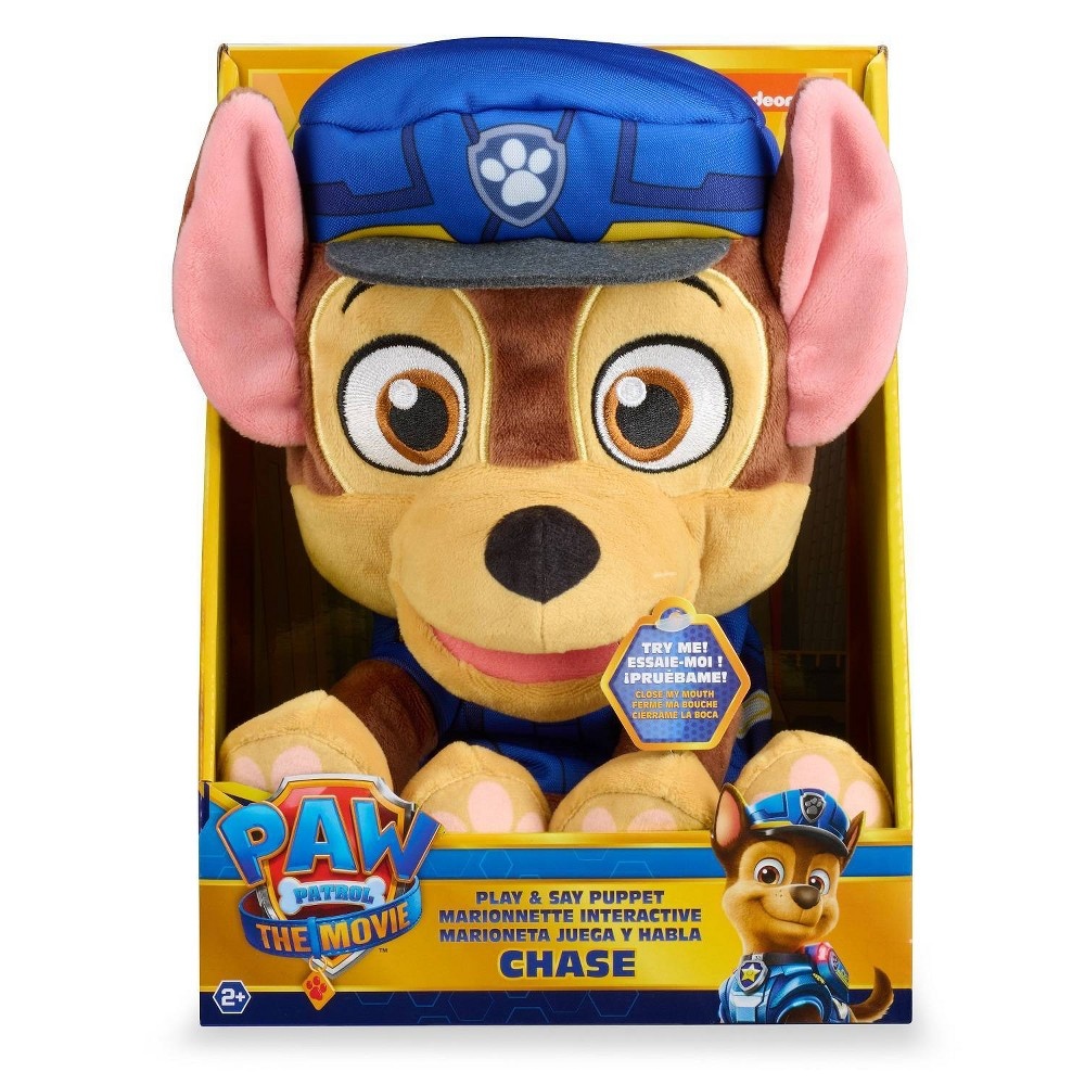 slide 4 of 5, PAW Patrol: The Movie Chase Play & Say Puppet, 1 ct