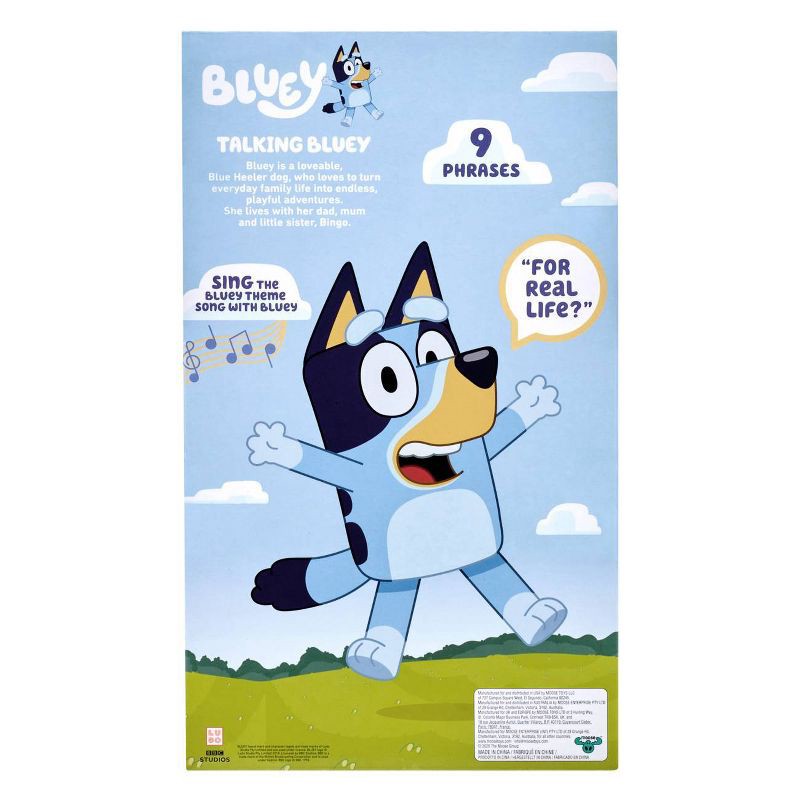 slide 4 of 13, Bluey Sound Effects Plush - Talking Bluey, 1 ct