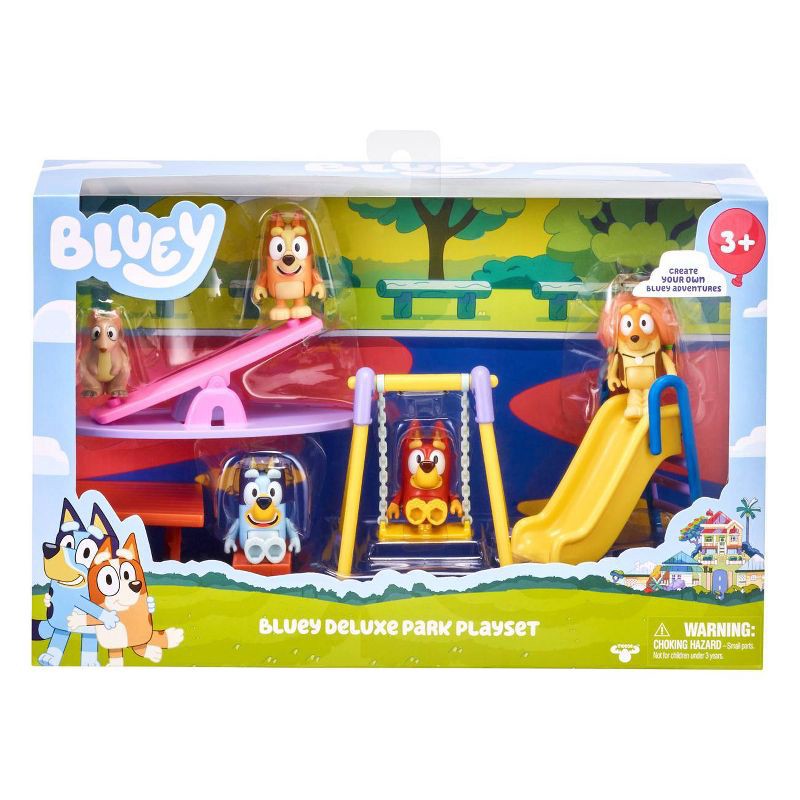 slide 3 of 8, Bluey Deluxe Park Themed Playset, 1 ct