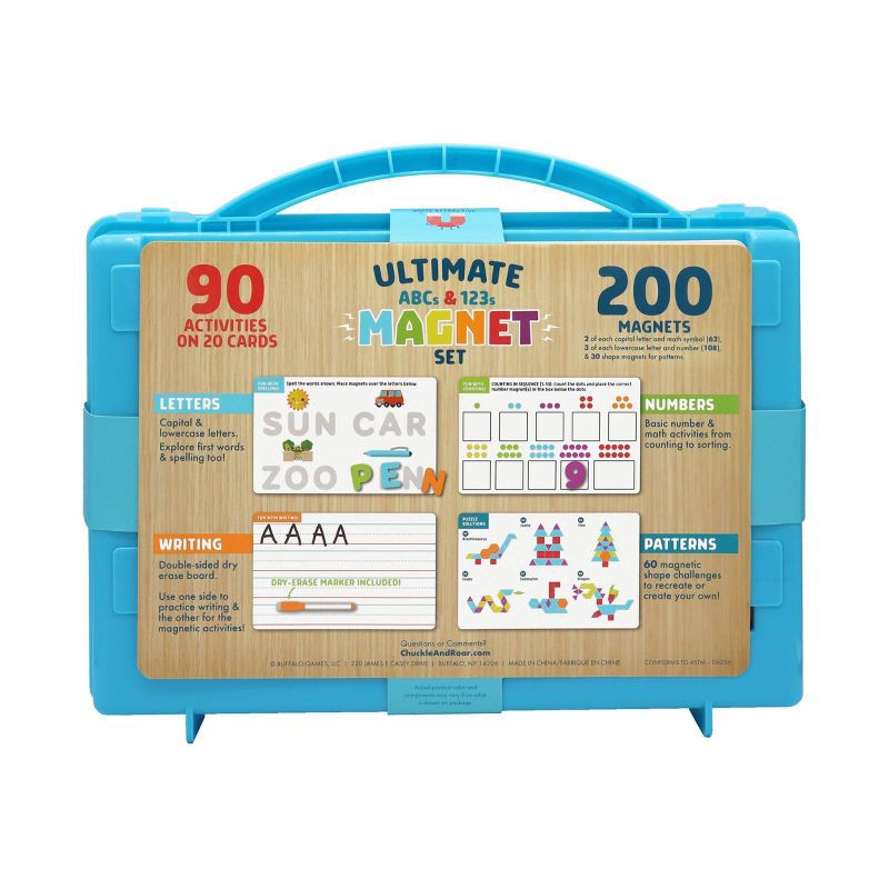 slide 4 of 7, Chuckle & Roar ABC's and 123's Ultimate Magnet Set, 1 ct