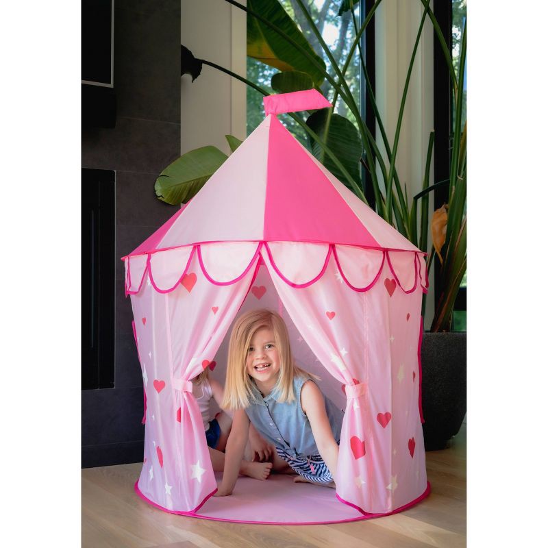 slide 3 of 7, Chuckle & Roar Castle Pop-Up Kids' Play Tent, 1 ct