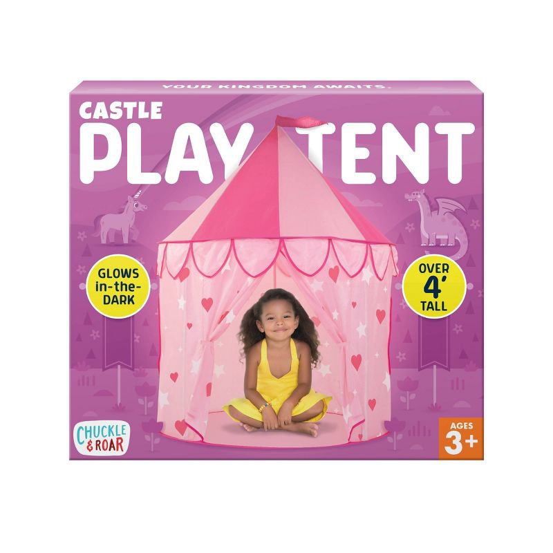 slide 4 of 7, Chuckle & Roar Castle Pop-Up Kids' Play Tent, 1 ct