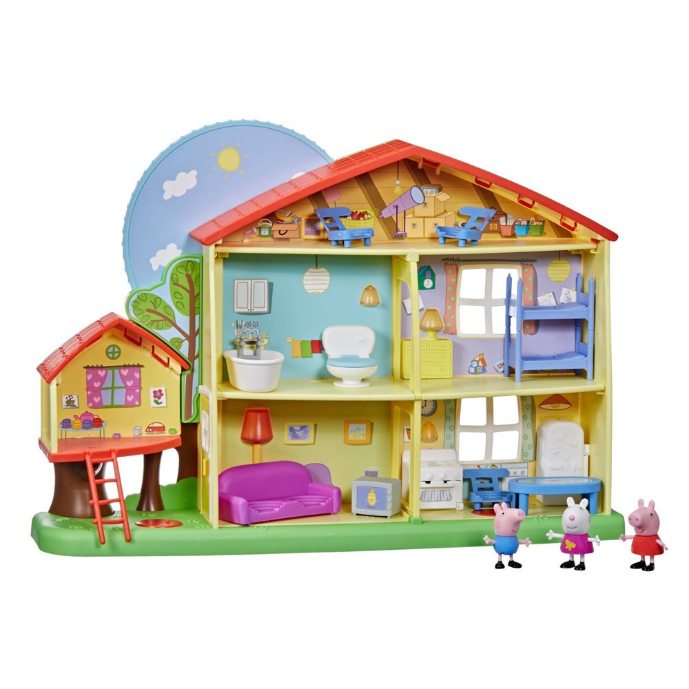 slide 2 of 10, Hasbro Peppa Pig Peppa's Playtime to Bedtime House Playset, 1 ct