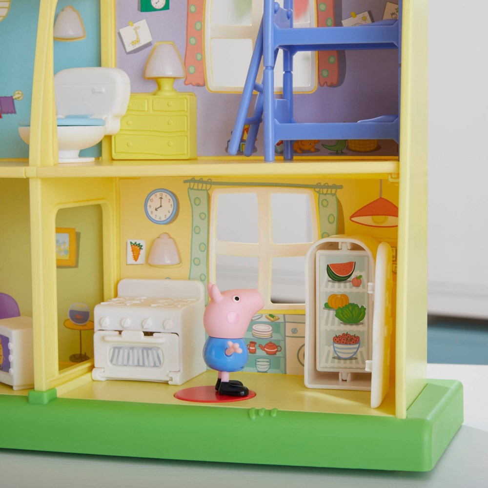slide 4 of 10, Hasbro Peppa Pig Peppa's Playtime to Bedtime House Playset, 1 ct
