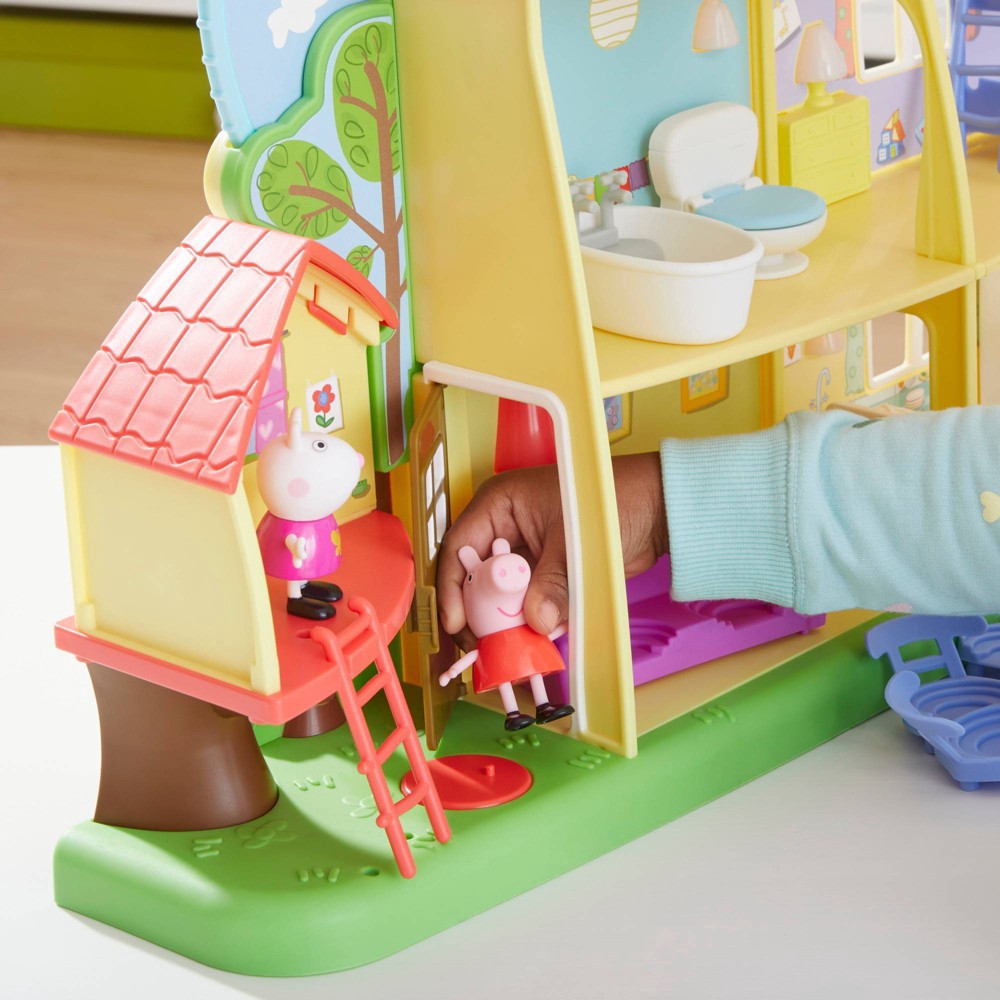 slide 5 of 10, Hasbro Peppa Pig Peppa's Playtime to Bedtime House Playset, 1 ct