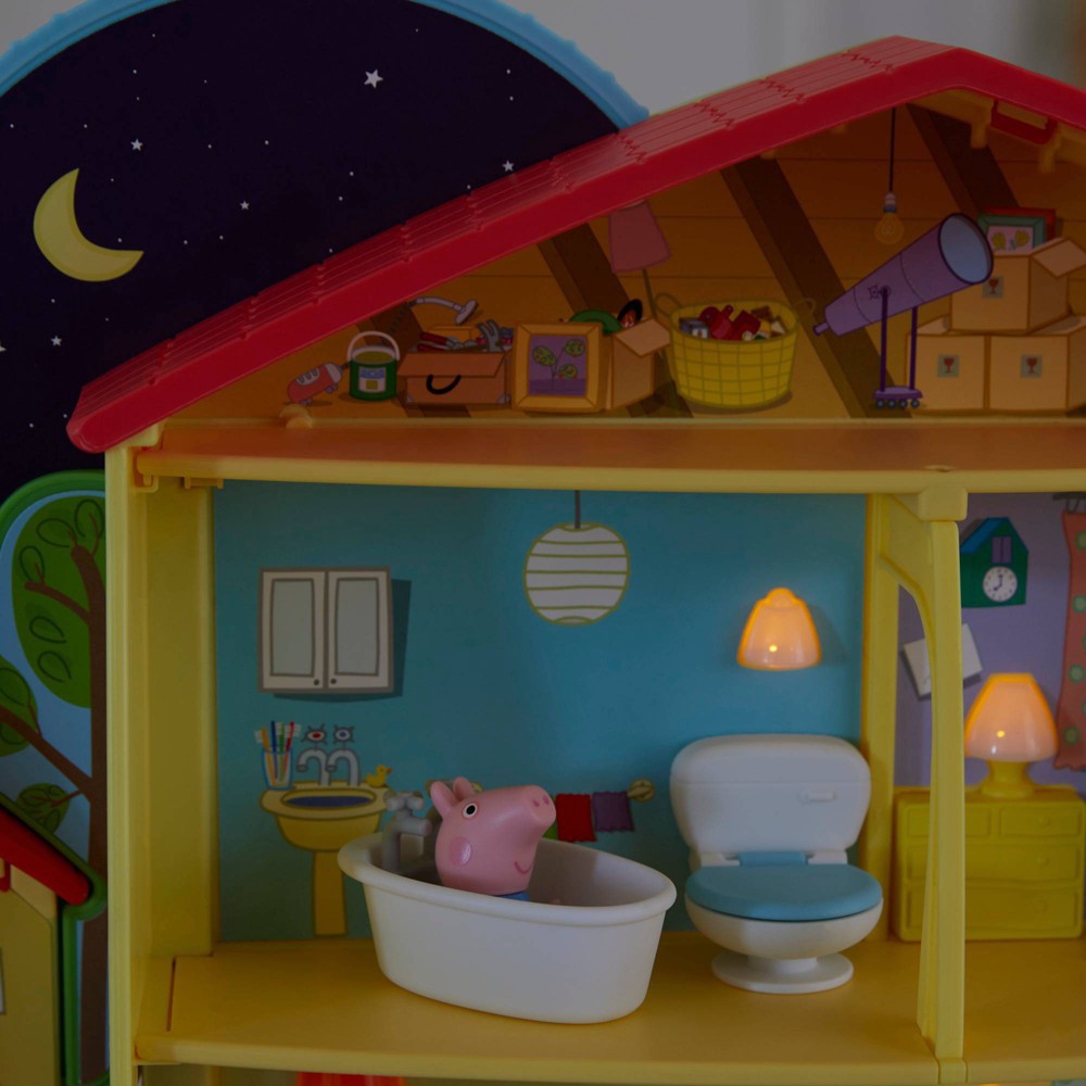 slide 6 of 10, Hasbro Peppa Pig Peppa's Playtime to Bedtime House Playset, 1 ct