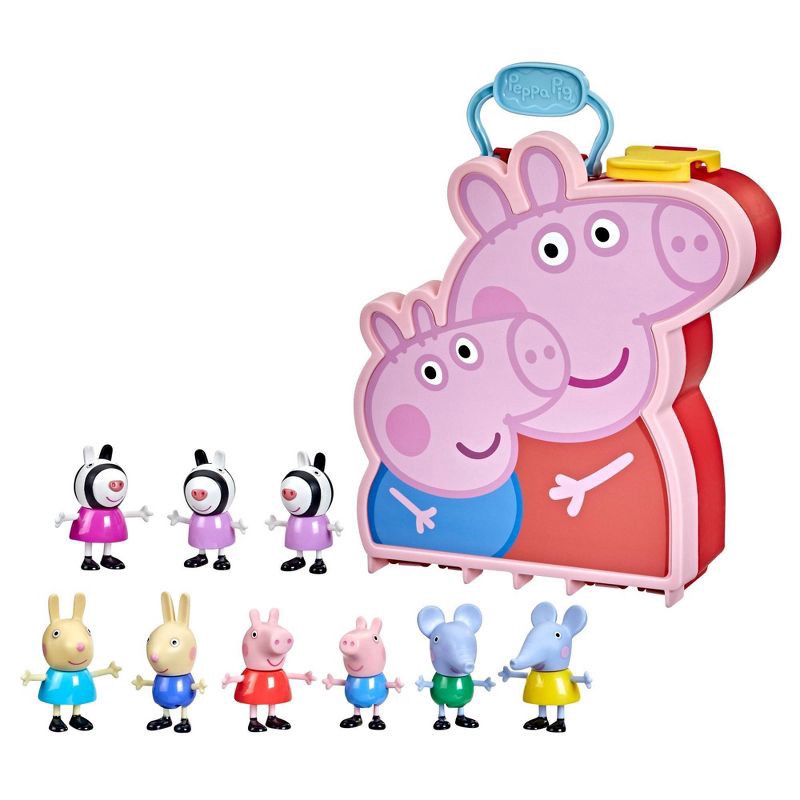 slide 1 of 5, Hasbro Peppa Pig Carry-Along Brothers & Sisters (Target Exclusive), 1 ct