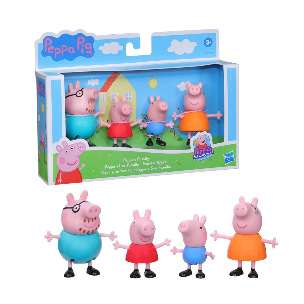 slide 2 of 4, Hasbro Peppa Pig Peppa's Family 4pk, 4 ct