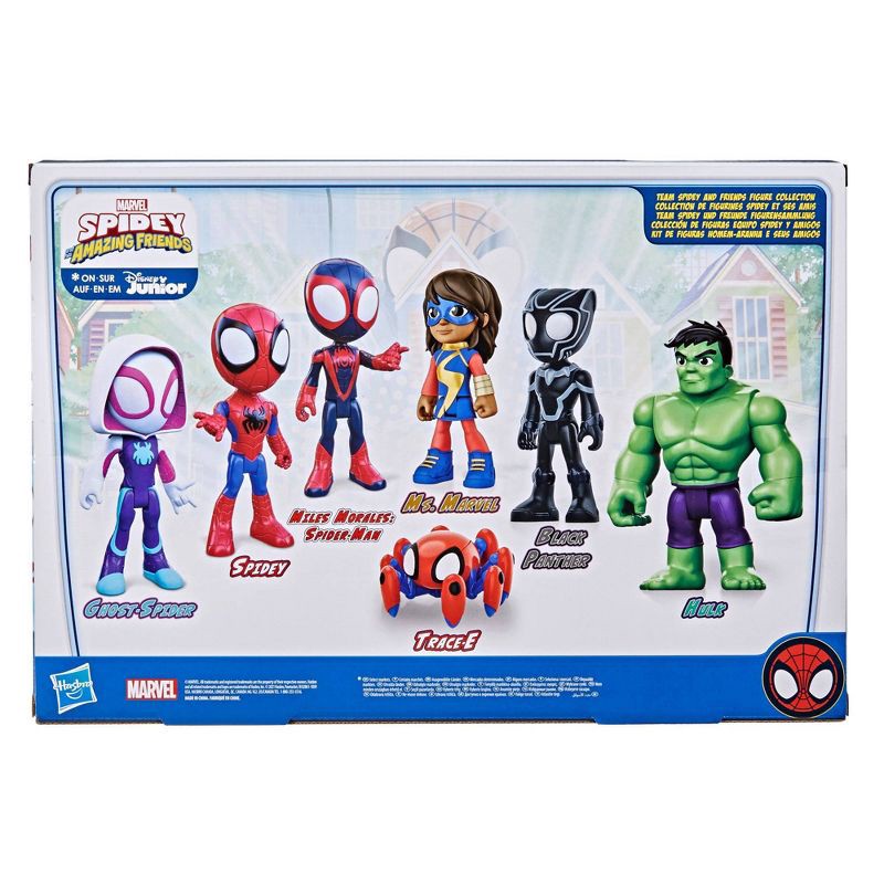 slide 6 of 6, Spider-Man Marvel Spidey and His Amazing Friends Team Spidey and Friends Figure Collection 7pk (Target Exclusive), 7 ct