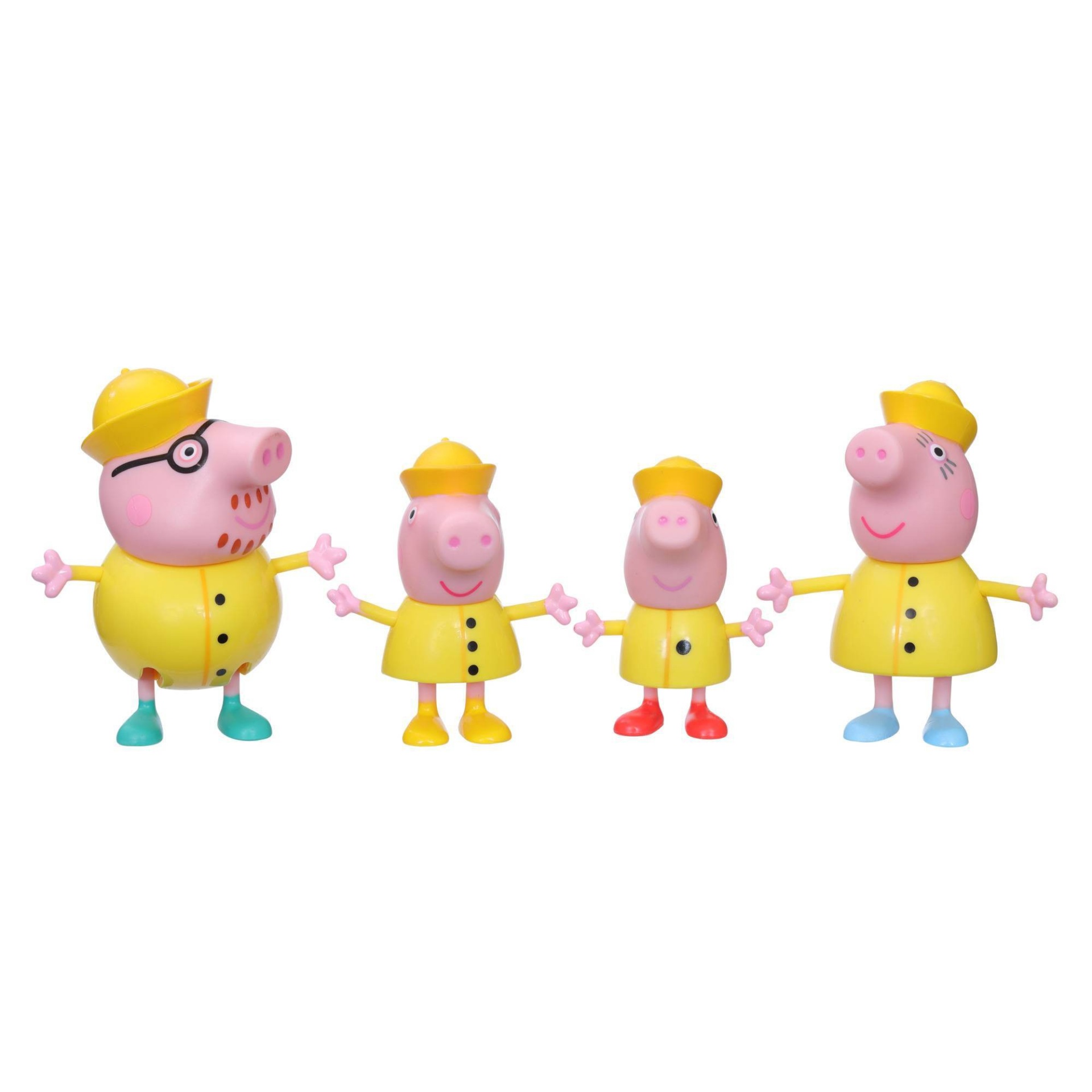 slide 1 of 4, Hasbro Peppa Pig Peppa's Family Rainy Day 4pk, 4 ct