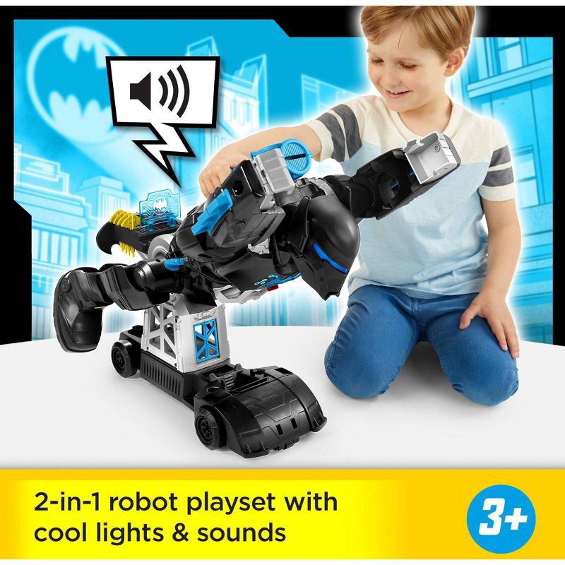 slide 2 of 6, Imaginext DC Comics Fisher-Price Super Friends Transforming Batman Bat-Tech Batbot (Target Exclusive), 1 ct