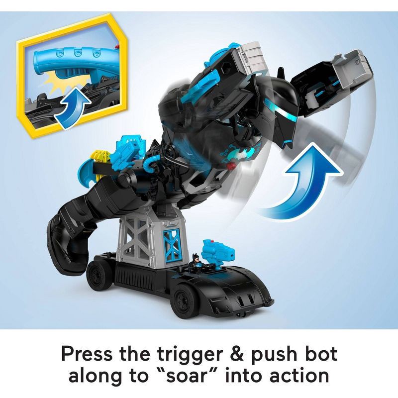 slide 4 of 6, Imaginext DC Comics Fisher-Price Super Friends Transforming Batman Bat-Tech Batbot (Target Exclusive), 1 ct