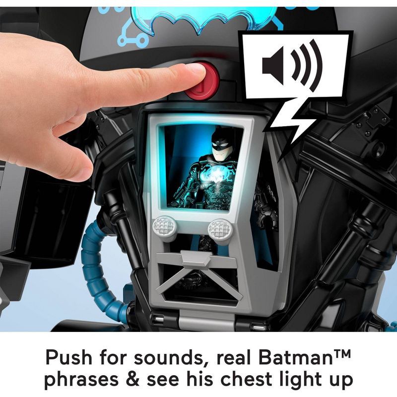 slide 5 of 6, Imaginext DC Comics Fisher-Price Super Friends Transforming Batman Bat-Tech Batbot (Target Exclusive), 1 ct