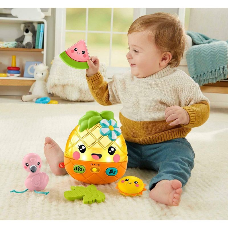 slide 2 of 6, Fisher-Price Paradise Pals Magical Lights & Tunes Pineapple, 1 ct