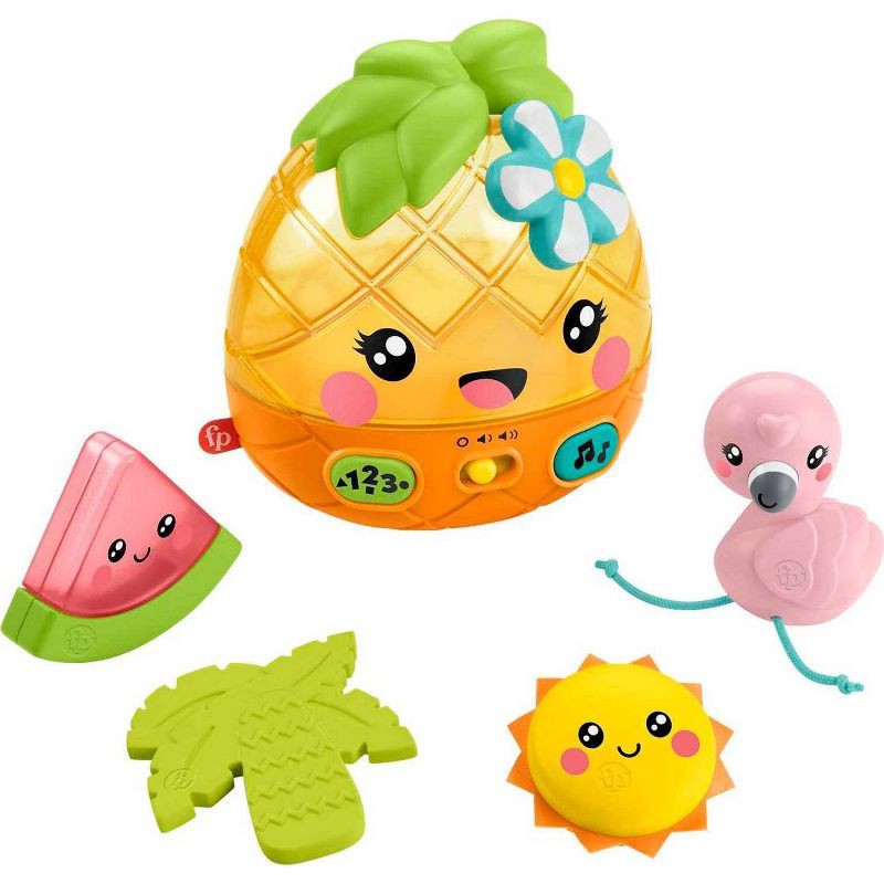 slide 1 of 6, Fisher-Price Paradise Pals Magical Lights & Tunes Pineapple, 1 ct