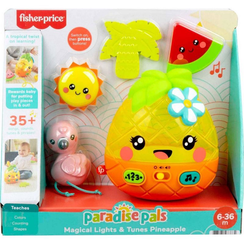 slide 6 of 6, Fisher-Price Paradise Pals Magical Lights & Tunes Pineapple, 1 ct
