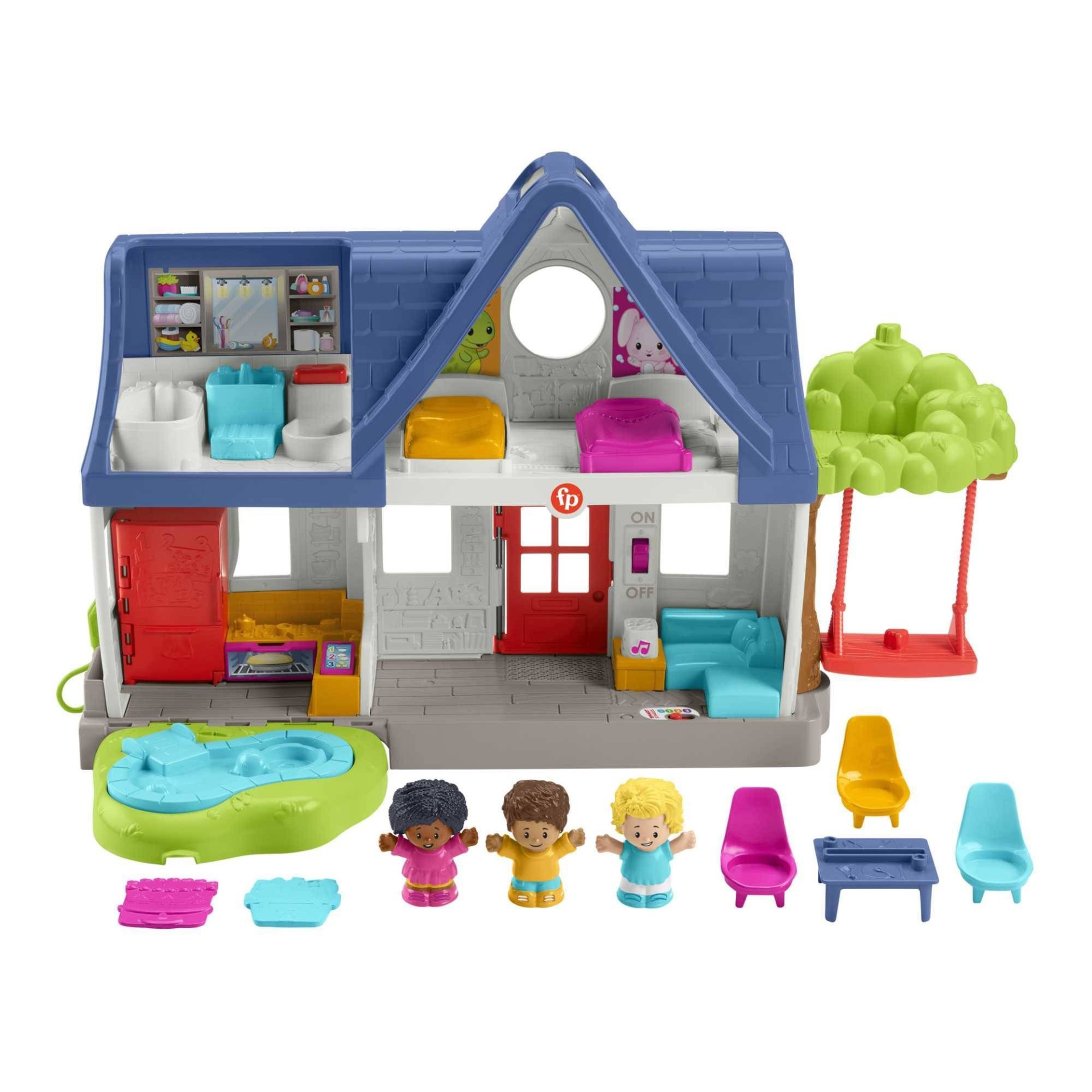 slide 1 of 6, Fisher-Price Little People Friends Together Play House, 1 ct