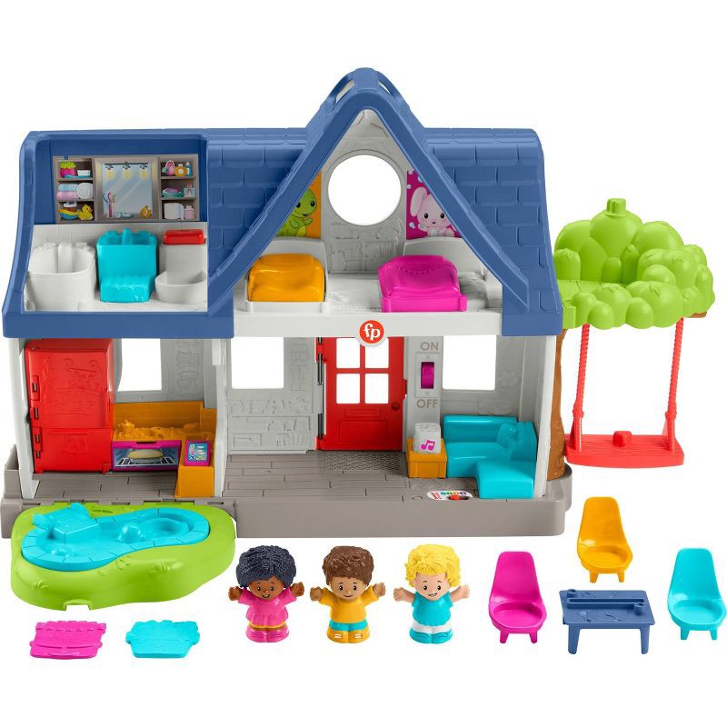 slide 1 of 6, Fisher-Price Little People Friends Together Play House, 1 ct