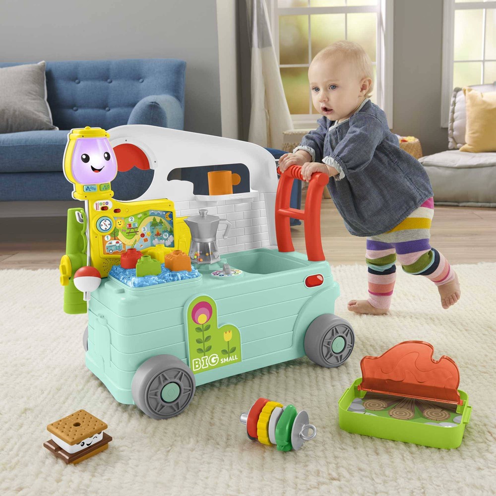 slide 2 of 6, Fisher-Price Laugh & Learn 3-In-1 On-The-Go Camper, 1 ct