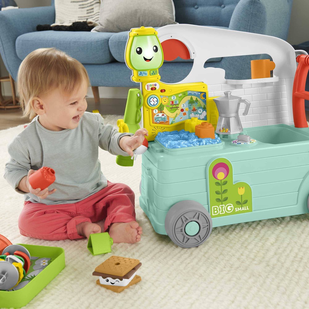 slide 3 of 6, Fisher-Price Laugh & Learn 3-In-1 On-The-Go Camper, 1 ct
