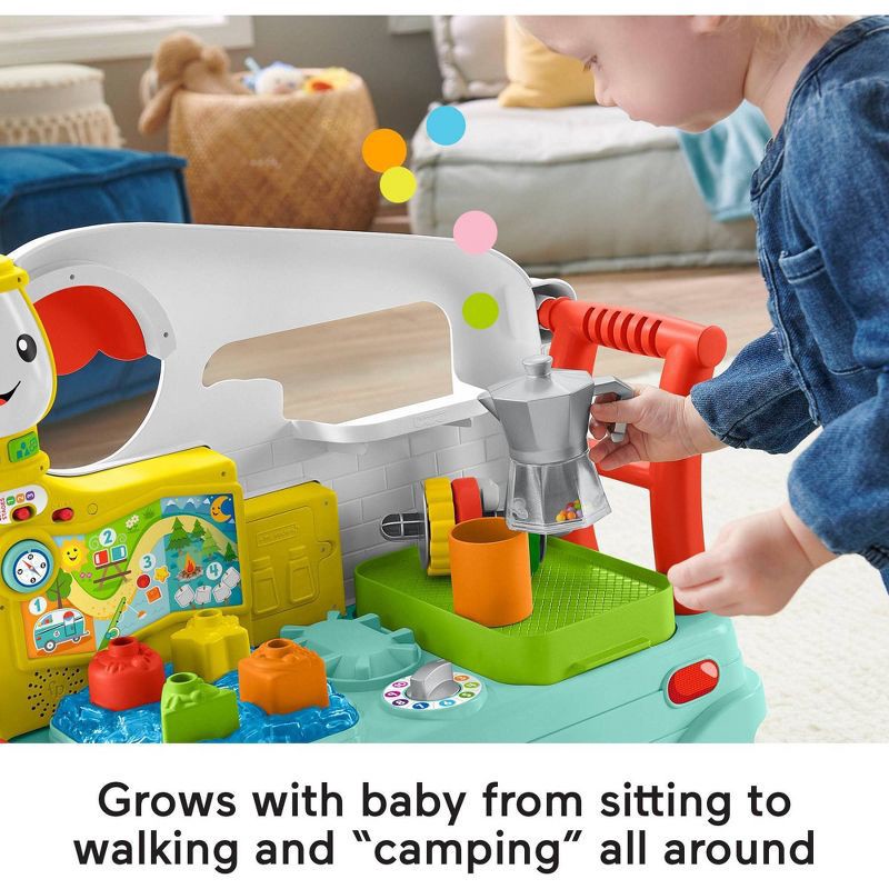 slide 3 of 6, Fisher-Price Laugh & Learn 3-In-1 On-The-Go Camper, 1 ct