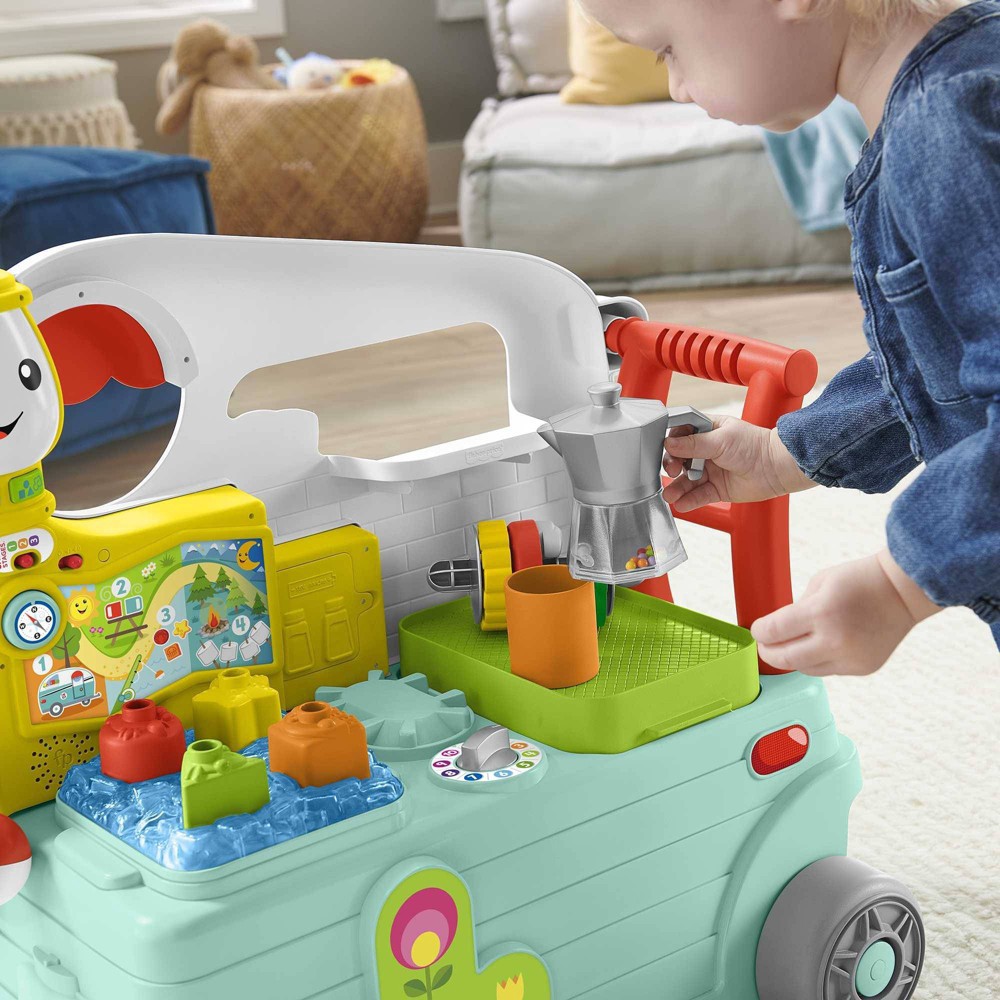 slide 4 of 6, Fisher-Price Laugh & Learn 3-In-1 On-The-Go Camper, 1 ct